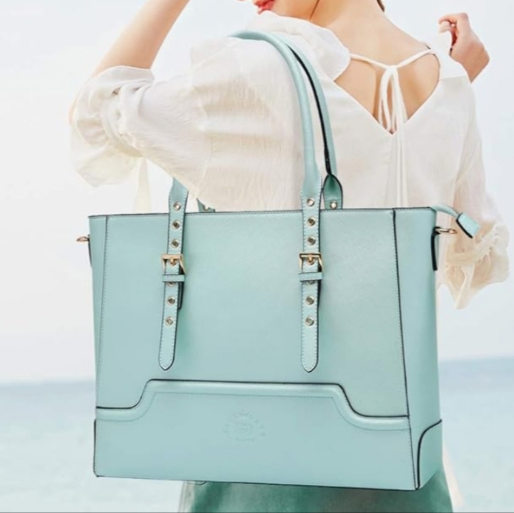 Ease Gave Laptop Tote Bag With Multi-Pockets